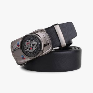 Just Style Men Black Artificial Leather Belt